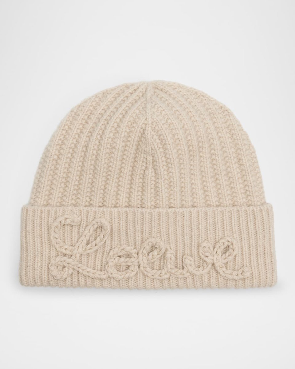 Logo-Print Wool Beanie